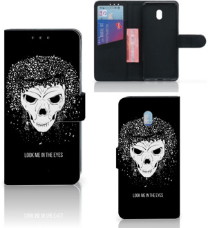 B2Ctelecom Telefoonhoesje met Naam Xiaomi Redmi 8A Skull Hair