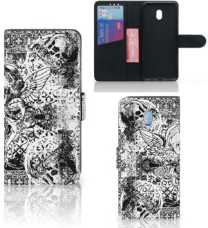 B2Ctelecom Telefoonhoesje met Naam Xiaomi Redmi 8A Skulls Angel