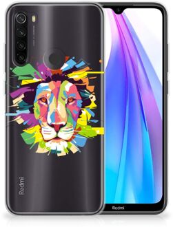 B2Ctelecom Telefoonhoesje met Naam Xiaomi Redmi Note 8T Lion Color