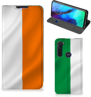 B2Ctelecom Telefoonhoesje met Pasjeshouder Motorola Moto G Pro Smart Cover Ierse Vlag