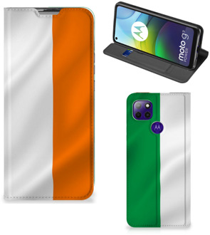 B2Ctelecom Telefoonhoesje met Pasjeshouder Motorola Moto G9 Power Smart Cover Ierse Vlag