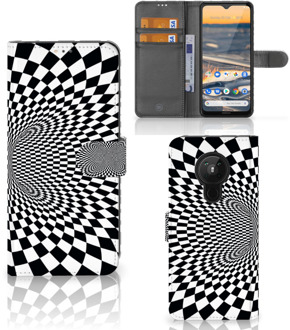 B2Ctelecom Telefoonhoesje met Pasjeshouder Nokia 5.3 Wallet Case Illusie