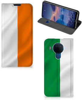 B2Ctelecom Telefoonhoesje met Pasjeshouder Nokia 5.4 Smart Cover Ierse Vlag