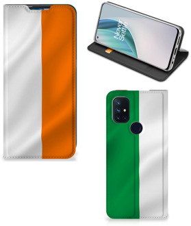 B2Ctelecom Telefoonhoesje met Pasjeshouder OnePlus Nord N10 5G Smart Cover Ierse Vlag