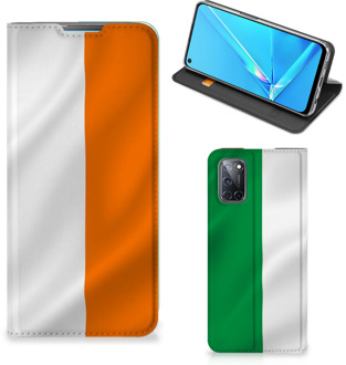 B2Ctelecom Telefoonhoesje met Pasjeshouder OPPO A52 | A72 Smart Cover Ierse Vlag