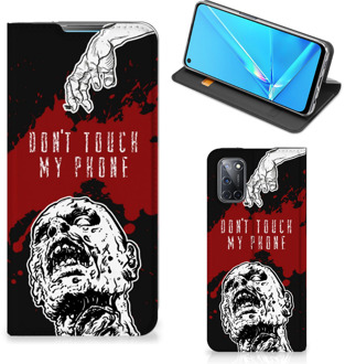 B2Ctelecom Telefoonhoesje met Pasjeshouder OPPO A52 | A72 Smart Cover Zombie Blood