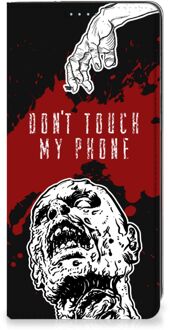 B2Ctelecom Telefoonhoesje met Pasjeshouder Samsung Galaxy A21s Smart Cover Zombie Blood