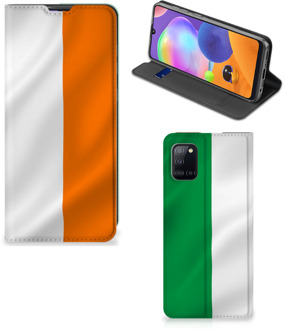 B2Ctelecom Telefoonhoesje met Pasjeshouder Samsung Galaxy A31 Smart Cover Ierse Vlag