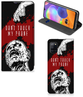 B2Ctelecom Telefoonhoesje met Pasjeshouder Samsung Galaxy A31 Smart Cover Zombie Blood