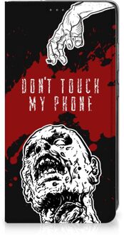 B2Ctelecom Telefoonhoesje met Pasjeshouder Samsung Galaxy A52 Smart Cover Zombie Blood