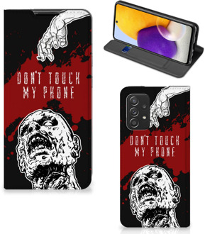 B2Ctelecom Telefoonhoesje met Pasjeshouder Samsung Galaxy A72 (5G/4G) Smart Cover Zombie Blood