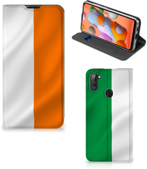 B2Ctelecom Telefoonhoesje met Pasjeshouder Samsung Galaxy M11 | A11 Smart Cover Ierse Vlag