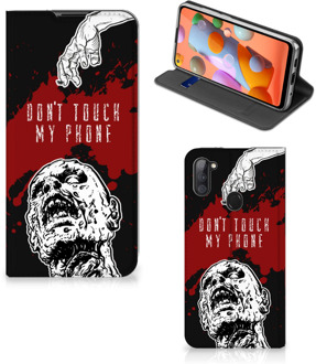 B2Ctelecom Telefoonhoesje met Pasjeshouder Samsung Galaxy M11 | A11 Smart Cover Zombie Blood