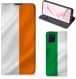 B2Ctelecom Telefoonhoesje met Pasjeshouder Samsung Galaxy Note 10 Lite Smart Cover Ierse Vlag