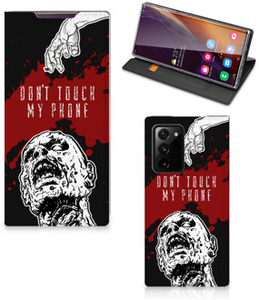 B2Ctelecom Telefoonhoesje met Pasjeshouder Samsung Galaxy Note 20 Ultra Smart Cover Zombie Blood