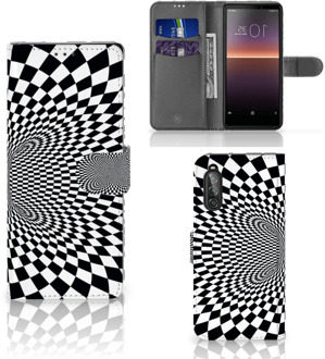 B2Ctelecom Telefoonhoesje met Pasjeshouder Sony Xperia 10 II Wallet Case Illusie