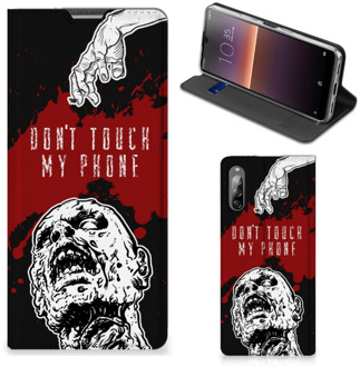 B2Ctelecom Telefoonhoesje met Pasjeshouder Sony Xperia L4 Smart Cover Zombie Blood