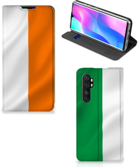 B2Ctelecom Telefoonhoesje met Pasjeshouder Xiaomi Mi Note 10 Lite Smart Cover Ierse Vlag