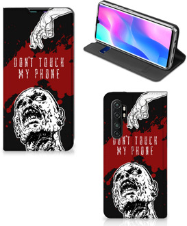 B2Ctelecom Telefoonhoesje met Pasjeshouder Xiaomi Mi Note 10 Lite Smart Cover Zombie Blood