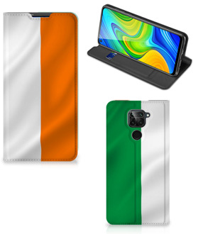 B2Ctelecom Telefoonhoesje met Pasjeshouder Xiaomi Redmi Note 9 Smart Cover Ierse Vlag