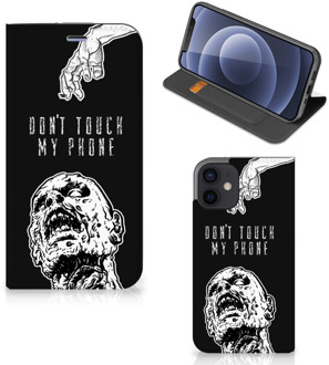 B2Ctelecom Telefoonhoesje met Quotes iPhone 12 Mini Bookcase Cover Zombie