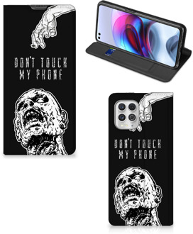 B2Ctelecom Telefoonhoesje met Quotes Motorola Moto G100 Bookcase Cover Zombie