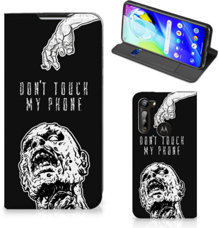 B2Ctelecom Telefoonhoesje met Quotes Motorola Moto G8 Power Bookcase Cover Zombie