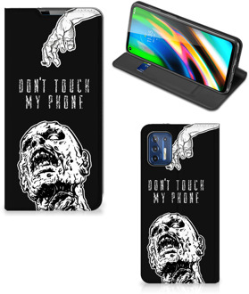 B2Ctelecom Telefoonhoesje met Quotes Motorola Moto G9 Plus Bookcase Cover Zombie