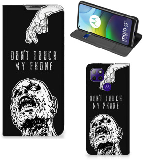 B2Ctelecom Telefoonhoesje met Quotes Motorola Moto G9 Power Bookcase Cover Zombie