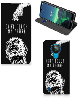 B2Ctelecom Telefoonhoesje met Quotes Nokia 1.4 Bookcase Cover Zombie