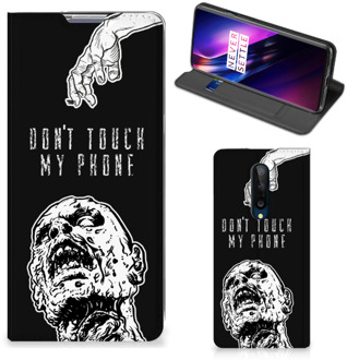 B2Ctelecom Telefoonhoesje met Quotes OnePlus 8 Bookcase Cover Zombie