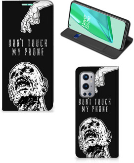 B2Ctelecom Telefoonhoesje met Quotes OnePlus 9 Pro Bookcase Cover Zombie