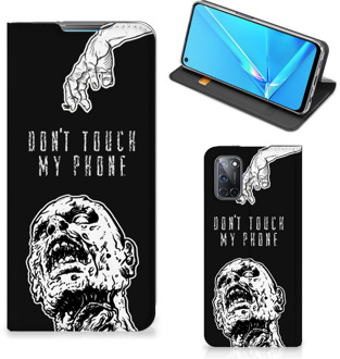 B2Ctelecom Telefoonhoesje met Quotes OPPO A52 | A72 Bookcase Cover Zombie