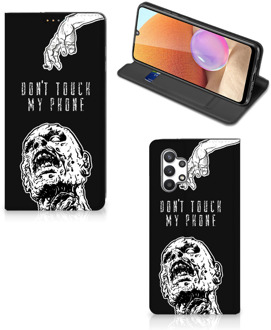 B2Ctelecom Telefoonhoesje met Quotes Samsung Galaxy A32 4G Bookcase Cover Zombie