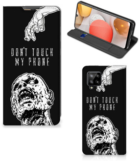 B2Ctelecom Telefoonhoesje met Quotes Samsung Galaxy A42 Bookcase Cover Zombie