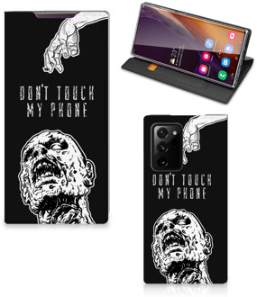 B2Ctelecom Telefoonhoesje met Quotes Samsung Galaxy Note 20 Ultra Bookcase Cover Zombie