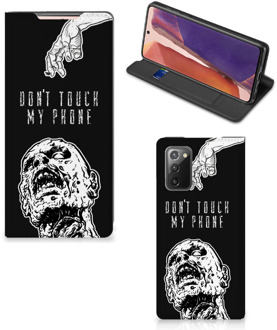 B2Ctelecom Telefoonhoesje met Quotes Samsung Galaxy Note20 Bookcase Cover Zombie