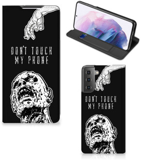 B2Ctelecom Telefoonhoesje met Quotes Samsung Galaxy S21 Plus Bookcase Cover Zombie