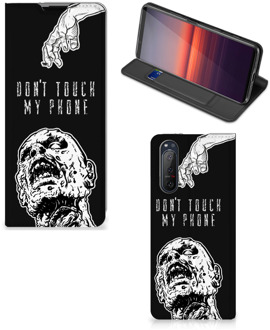 B2Ctelecom Telefoonhoesje met Quotes Sony Xperia 5 II Bookcase Cover Zombie