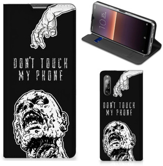 B2Ctelecom Telefoonhoesje met Quotes Sony Xperia L4 Bookcase Cover Zombie