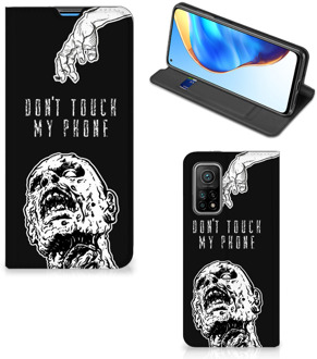 B2Ctelecom Telefoonhoesje met Quotes Xiaomi Mi 10T | 10T Pro Bookcase Cover Zombie