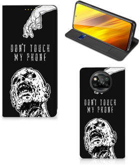 B2Ctelecom Telefoonhoesje met Quotes Xiaomi Poco X3 Bookcase Cover Zombie