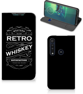 B2Ctelecom Telefoonhoesje met Tekst Motorola G8 Plus Foto hoesje Whiskey