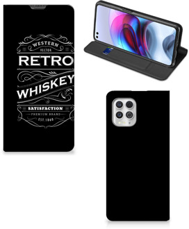 B2Ctelecom Telefoonhoesje met Tekst Motorola Moto G100 Foto hoesje Whiskey