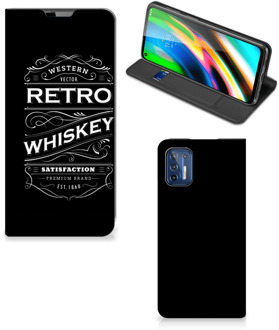 B2Ctelecom Telefoonhoesje met Tekst Motorola Moto G9 Plus Foto hoesje Whiskey