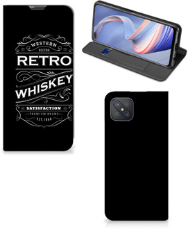 B2Ctelecom Telefoonhoesje met Tekst OPPO Reno4 Z 5G Foto hoesje Whiskey