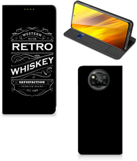 B2Ctelecom Telefoonhoesje met Tekst Xiaomi Poco X3 Foto hoesje Whiskey