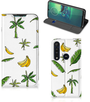 B2Ctelecom Telefoonhoesje Motorola G8 Plus Beschermhoes Banana Tree