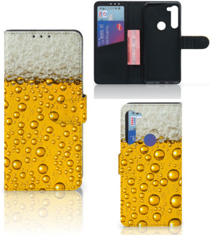 B2Ctelecom Telefoonhoesje Motorola G8 Power Flip Cover Valentijn Cadeautje hem Bier