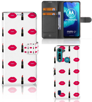 B2Ctelecom Telefoonhoesje Motorola G8 Power Lite Beschermhoes Lipstick Kiss